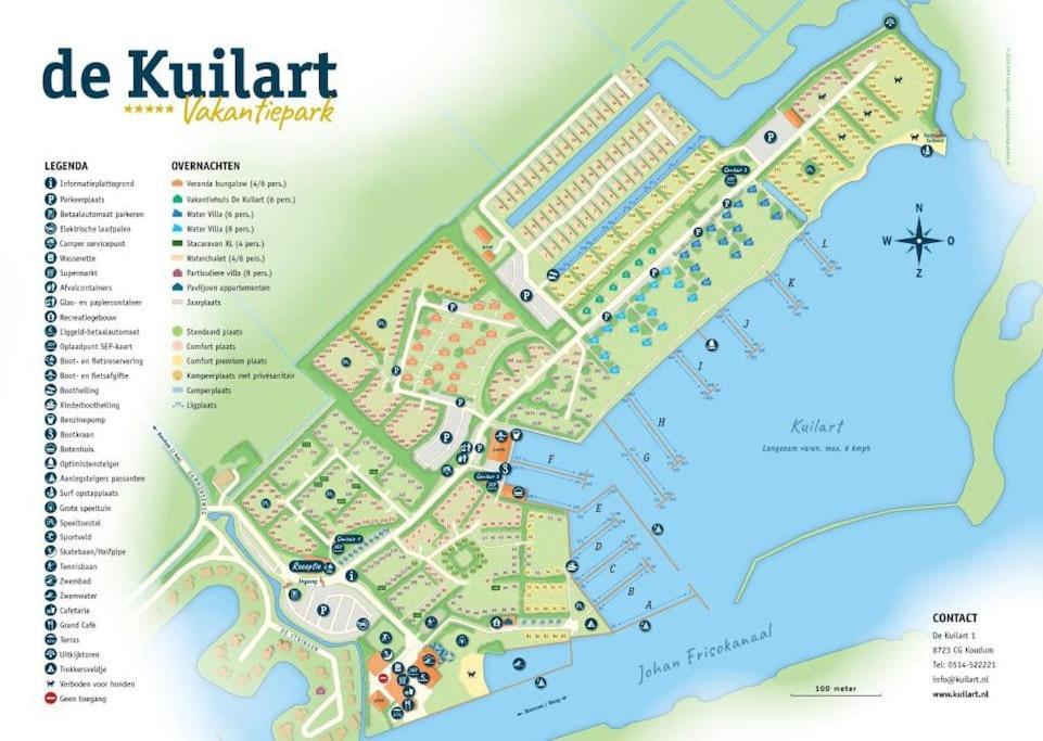 Ervaar 'Fryske Weelde' Op Vijf Sterren Vakantiepark De Kuilart 쿠둠 외부 사진